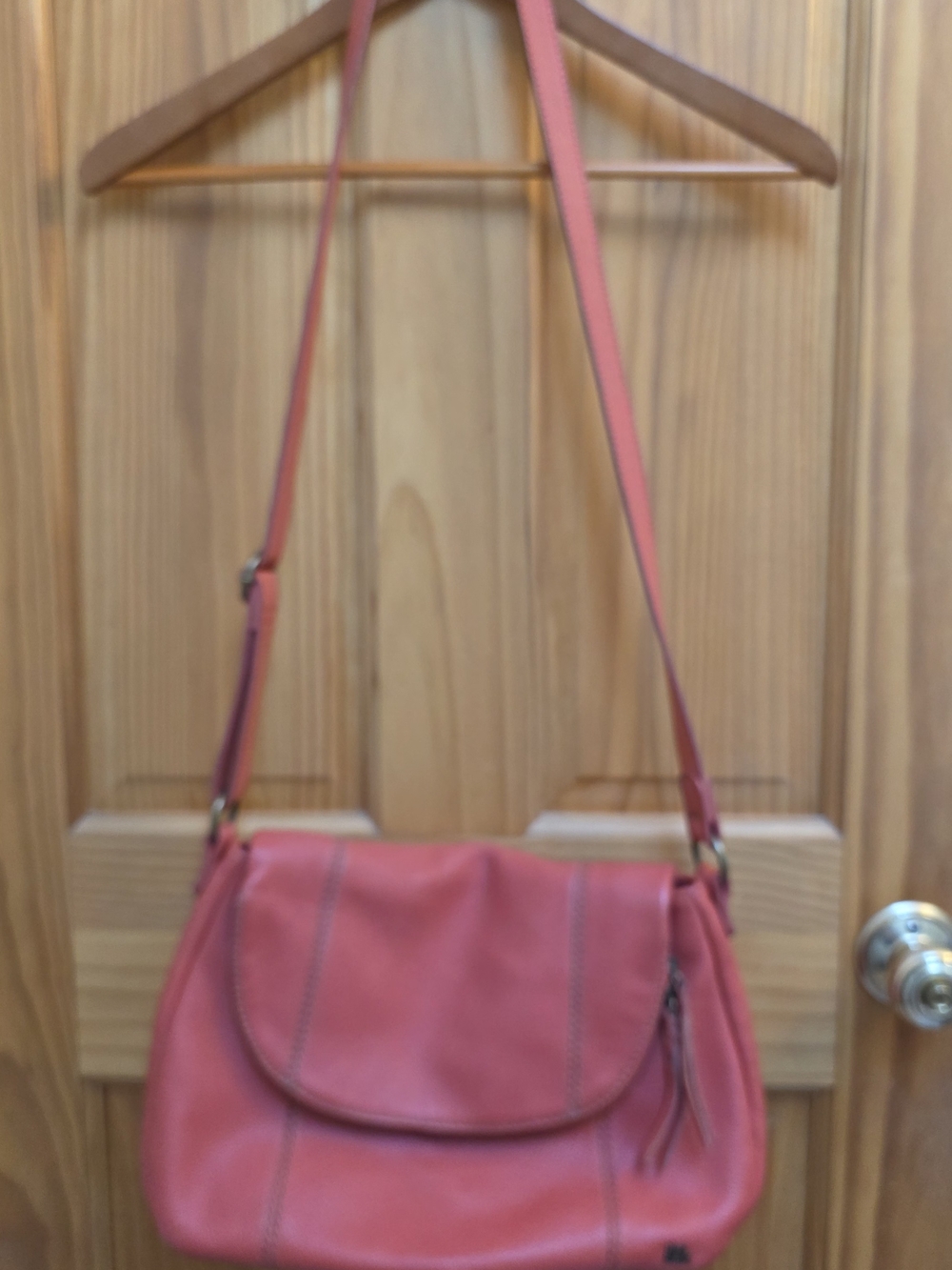 The Sak Coral Pink Shoulder Bag